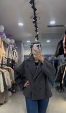 کراپ کت زنانه فوتر 4 دکمه