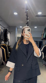کت و شلوار زنانه استین سه ربع