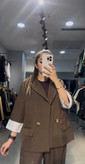 کت و شلوار زنانه استین سه ربع